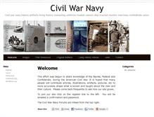 Tablet Screenshot of civilwarnavy.org